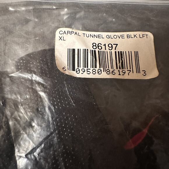 Swede-o Thermoskin Size XL Carpal Tunnel Glove Left Hand Black Compression - Picture 5 of 7